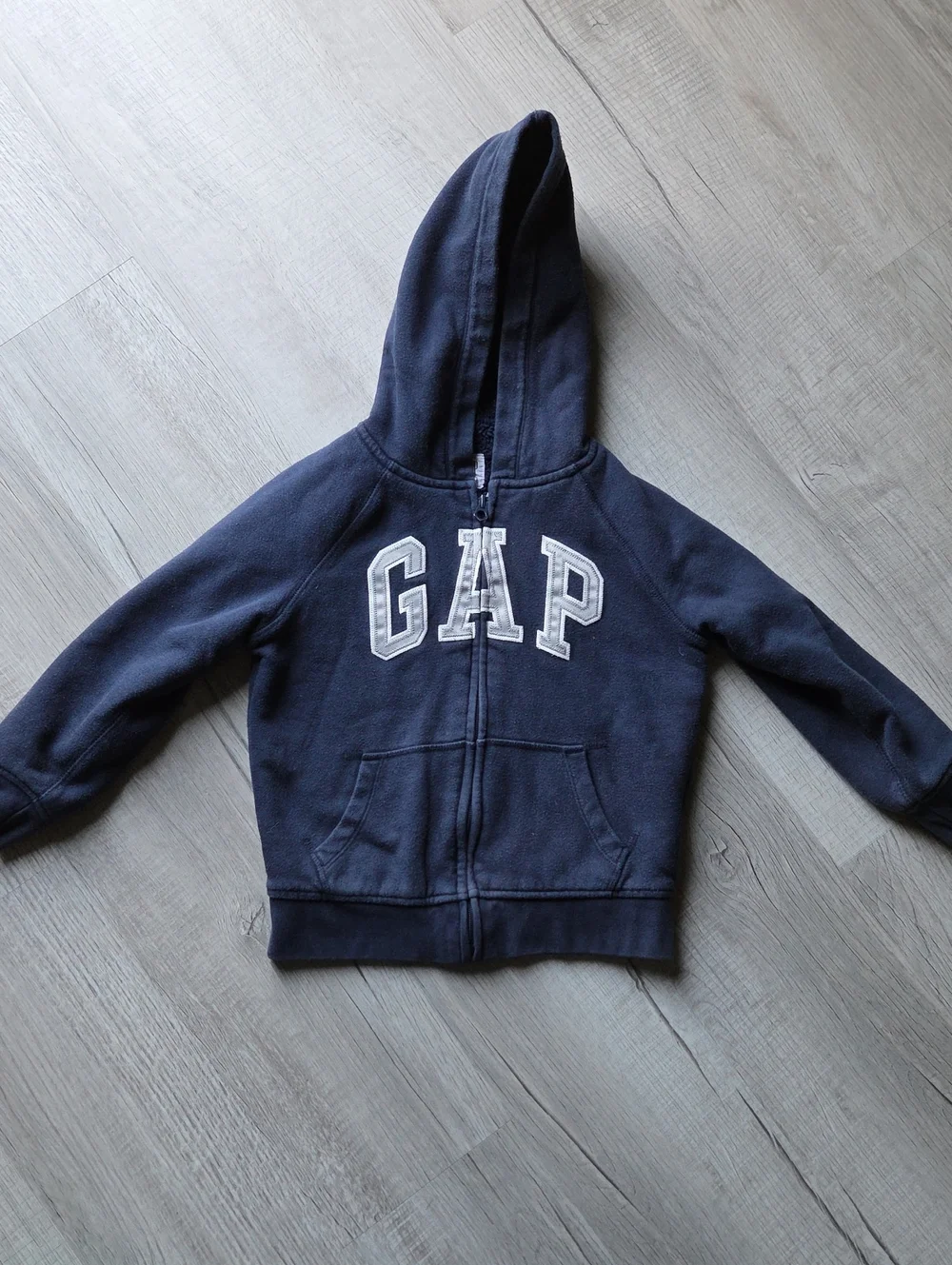 GAP Kids Dark Blue Hooded Zip Sweatshirt Small